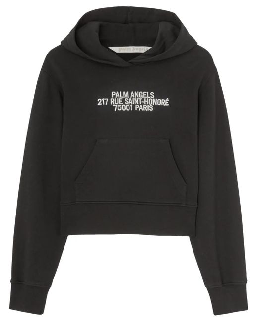 Hoodies Palm Angels de color Black
