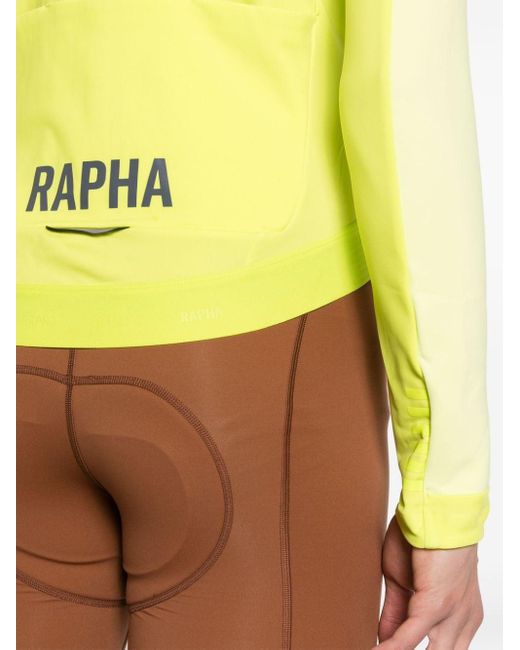 Rapha Reflektierende Sportjacke mit Fleece-Futter in Yellow für Herren