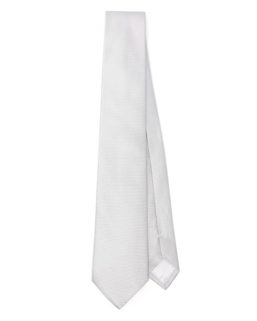 Corbata de falla Emporio Armani de hombre de color White