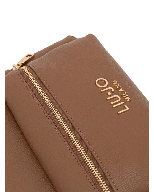 Liu Jo ロゴ バックパック Brown