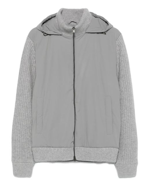 Herno Jacke aus geripptem Strick in Gray für Herren
