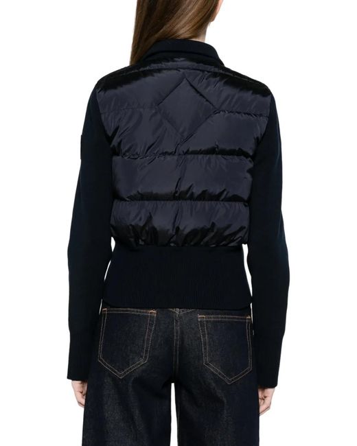 Canada Goose Blue Quilted Knit Jacket
