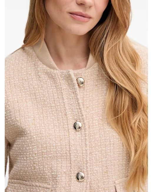 Joop! Natural Tweed Flap-Pocket Jacket