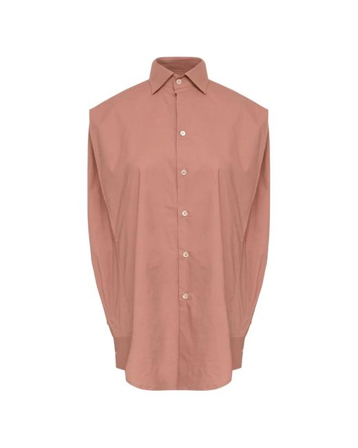 MM6 by Maison Margiela Pink Cotton Shirt