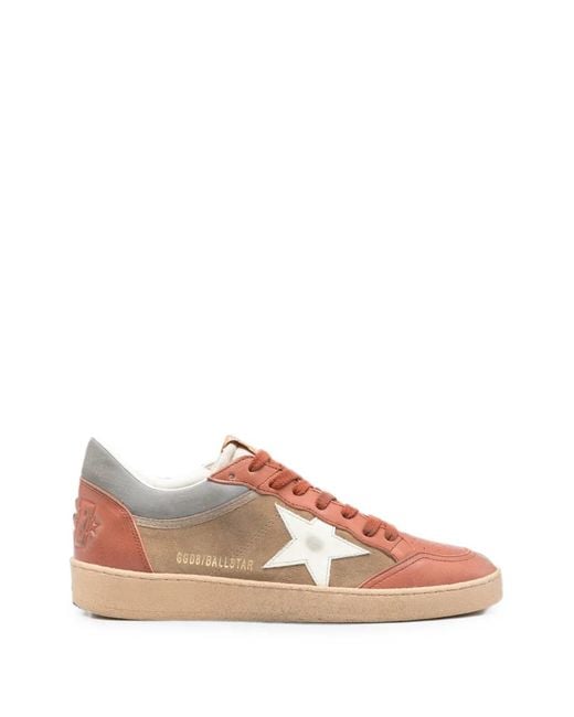 Golden Goose Deluxe Brand Pink Ball Star Star-Patch Sneakers for men