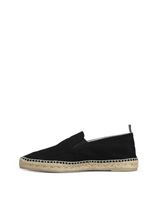 Castaner Black Joel Braided-Sole Espadrilles for men