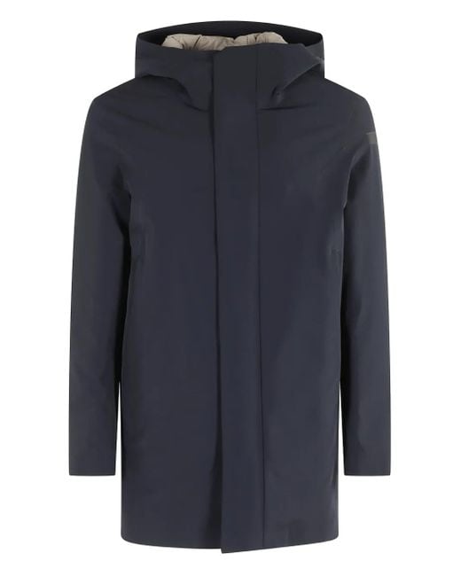 Rrd Blue Hooded Coat for men