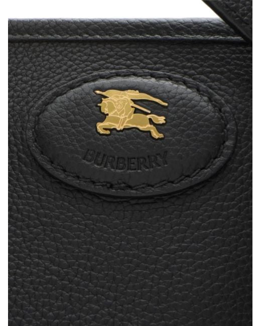 Burberry Black Medium Bloomsbury Reversible Check Tote Bag