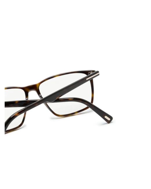 Tom Ford Brown Square-Frame Glasses