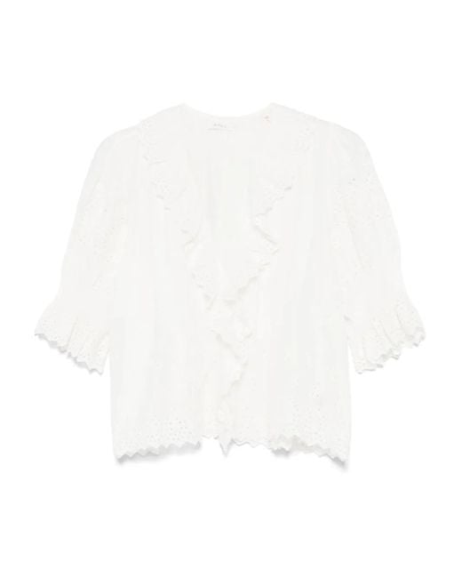 Blusa Henri Doen de color White