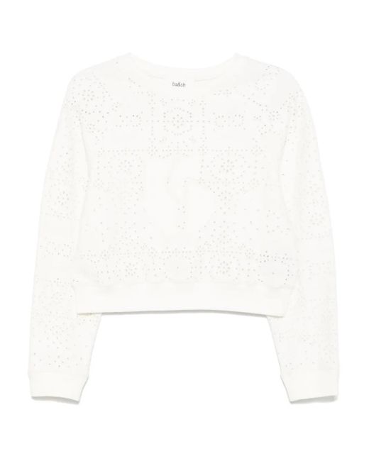 Ba&sh White Larson Sweatshirt