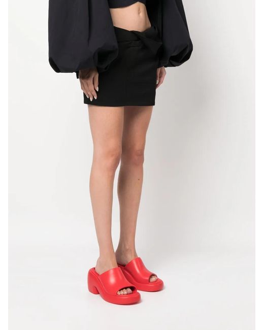 Jacquemus Black Bahia Mini Skirt