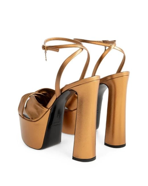 Saint Laurent White Franciane 85 Sandals