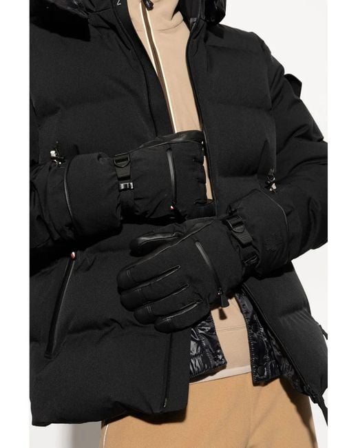Moncler Black Gloves