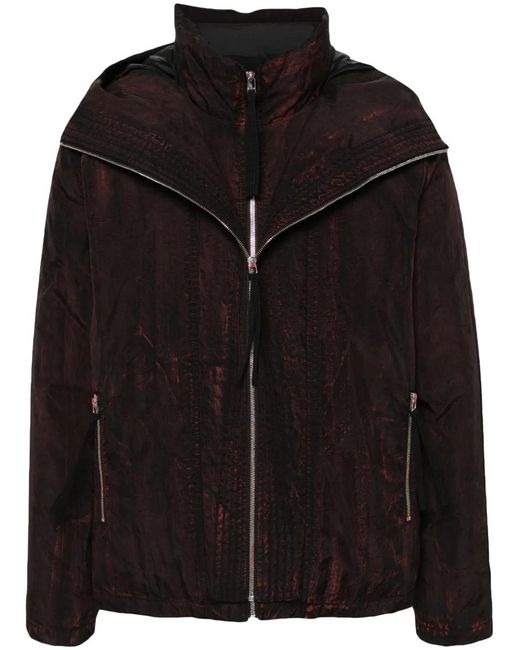 KANGHYUK Black Hooded Padded Jacket for men