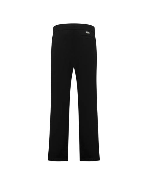 Rhude Black Trofeo Logo-Patch Track Pants for men