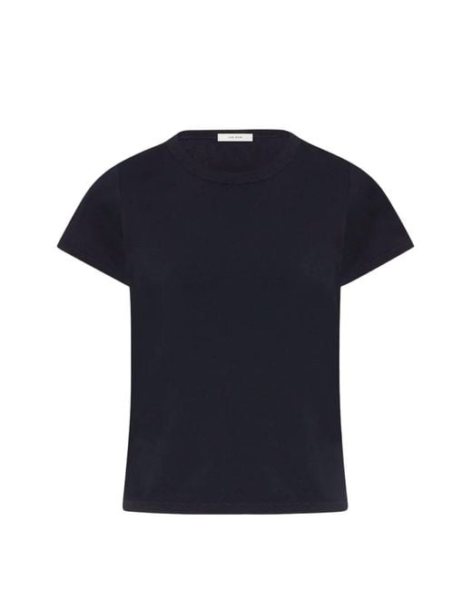 The Row Blue Torya Ribbed T-Shirt