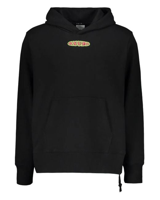 Ksubi Black Adjustable-Hood Hoodie for men