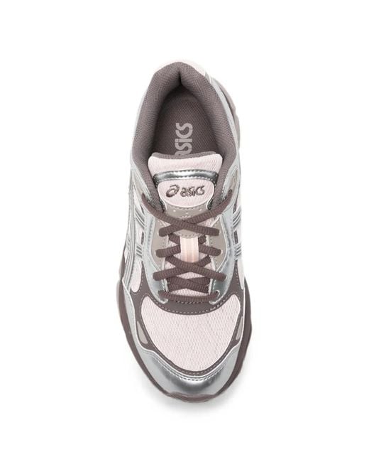 Asics White Gel-Nyc 2.0 Panelled Sneakers