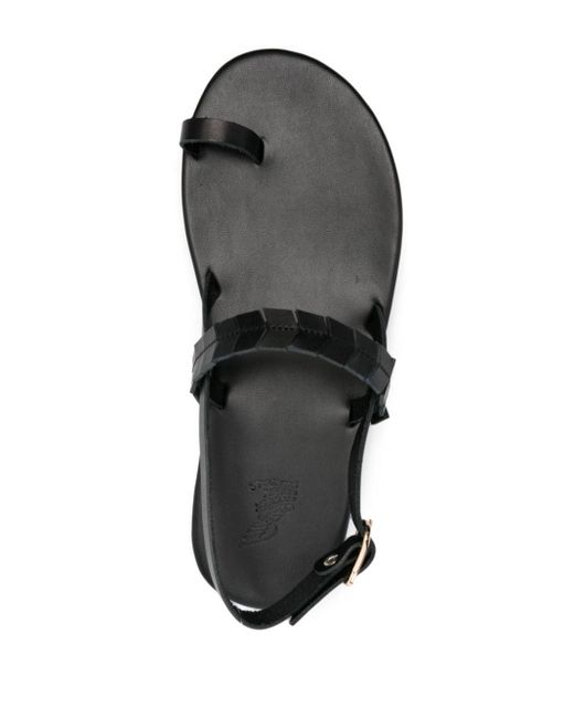 Sandales Kamara en cuir Ancient Greek Sandals en coloris Black