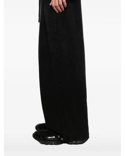TEAM WANG design Black Reset Track Pants