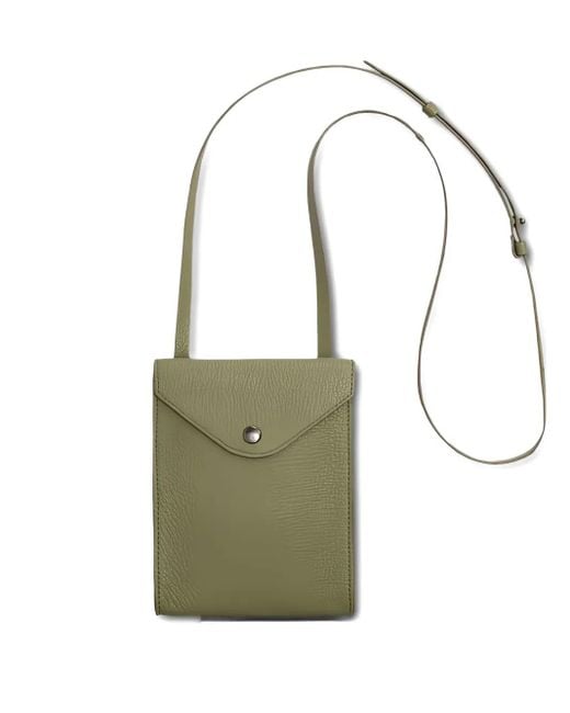 Lemaire Green Enveloppe Strap Crossbody Bag