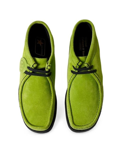 Rave Skateboards Green P404 Suede Boat Shoes