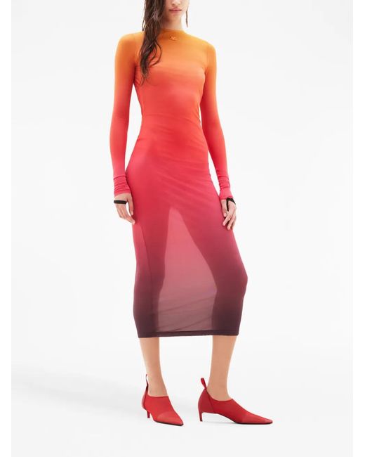 Courreges Red Dresses