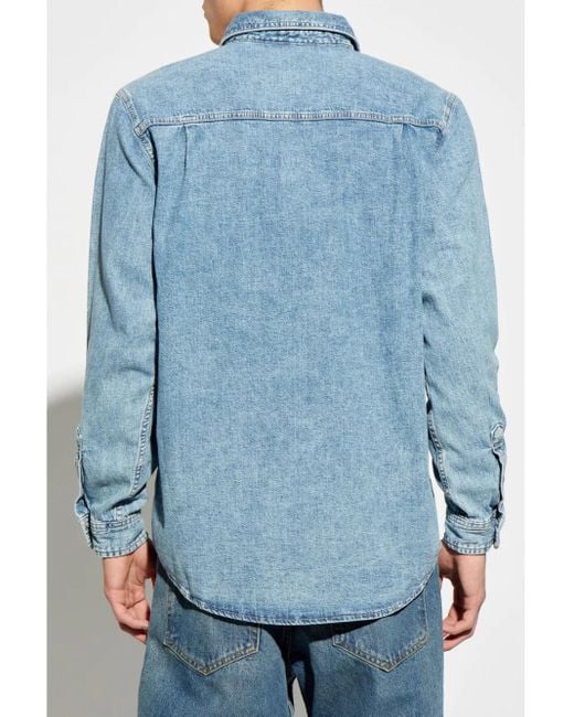 Samsøe & Samsøe Denim Overhemd in het Blue voor heren