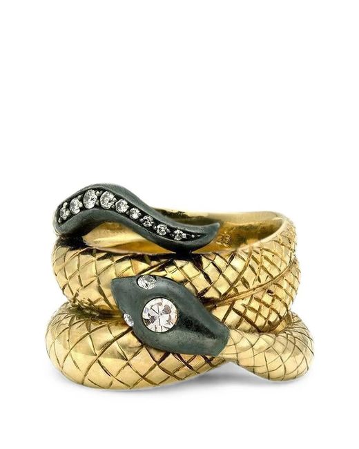 Sorellina Metallic Victoria Diamond Serpent Ring