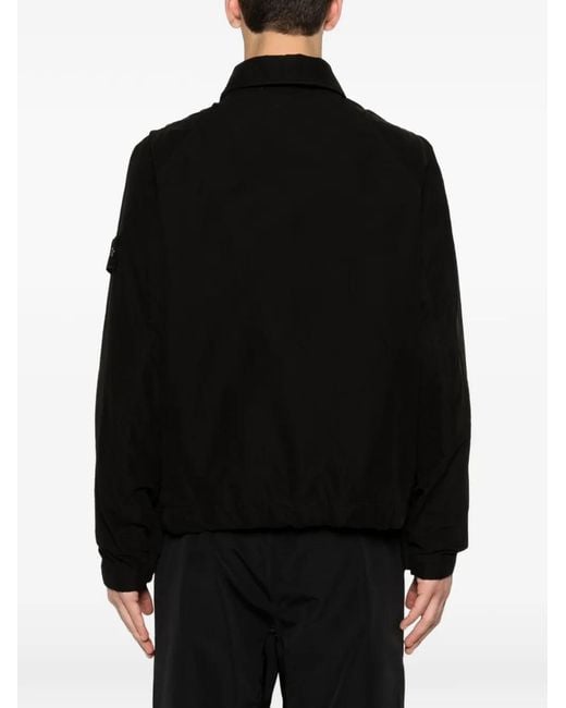 Chaqueta David Light-Tc Ghost Stone Island de hombre de color Black