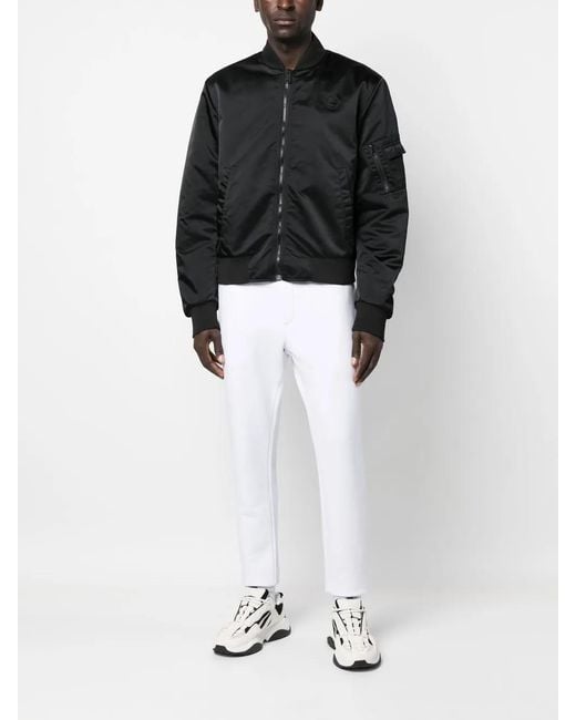 Philipp Plein White Logo-Patch Track Pants for men