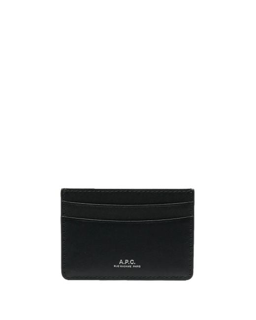 A.P.C. Black Porte-Cartes Andre