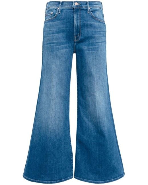 Mother Blue The Twister Ankle Flared Jeans