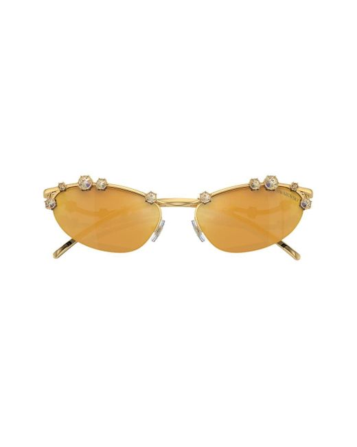 Swarovski Natural Crystal-embellished Cat-eye Sunglasses