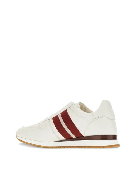 Bally White Leather Sneakers for men