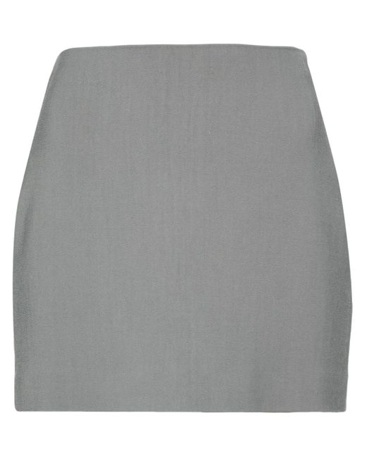 Nanushka Gray Briel Mini Skirt