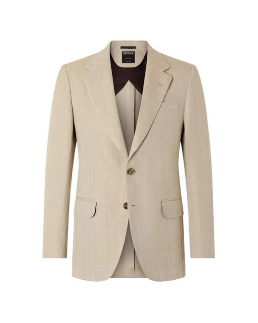 Zegna Natural Oasi Lino Blazer for men