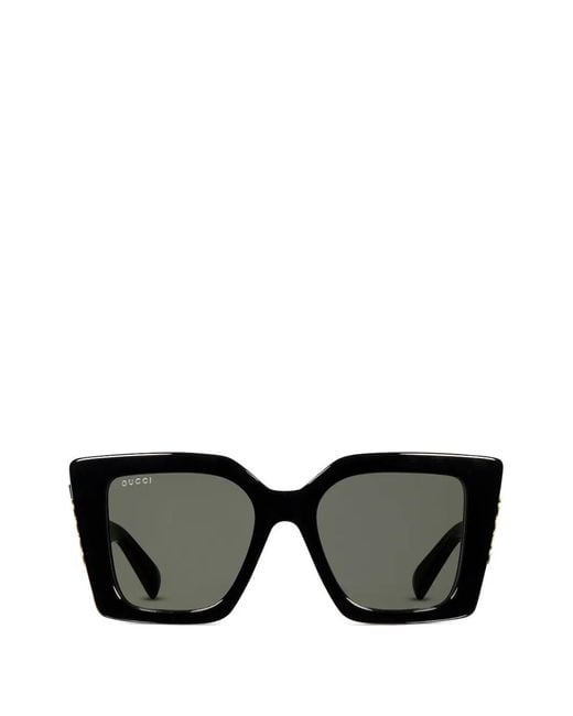 Gucci Black Cat-Eye-Frame Sunglasses for men