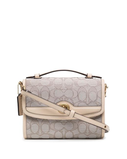 COACH Kip Leather Cross Body Bag in Brown Lyst Canada