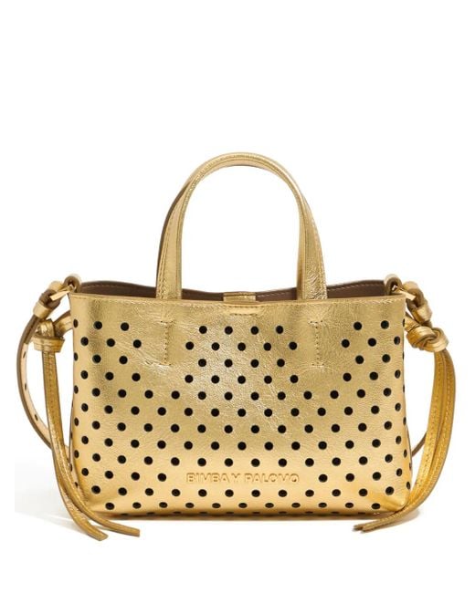 Bimba Y Lola X Palomo Chihuahua レザーバッグ ミニ Metallic