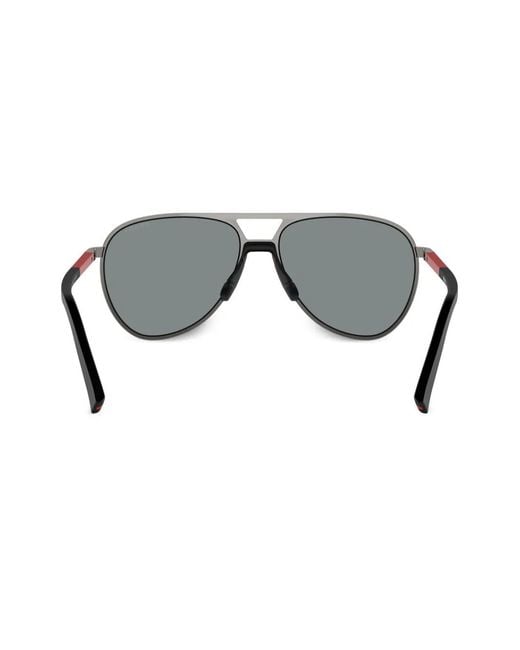 Prada Blue Linea Rossa Sunglasses for men