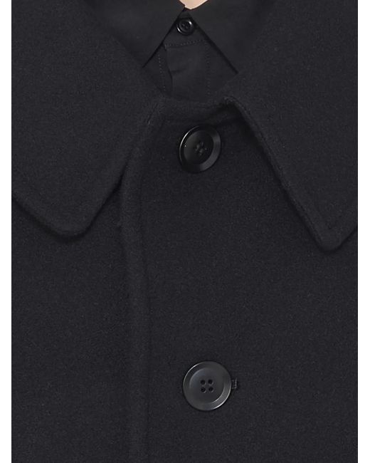 Manteau À Boutonnière Y's Yohji Yamamoto en coloris Black