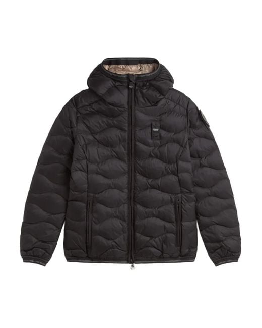 Blauer Jack Met Capuchon in het Black