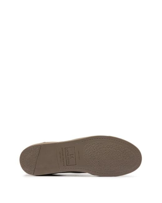 Officine Creative Brown Karma Lace-Up Suede Sneakers