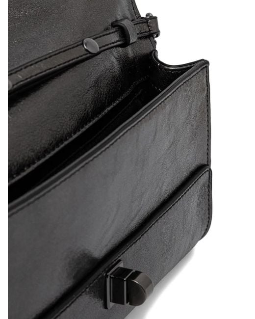Coccinelle Gray Leather Clutch Bag