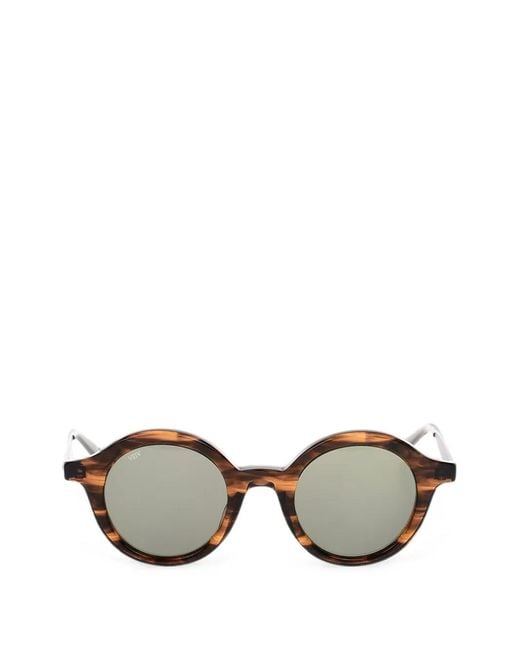 OAMC Metallic Tortoiseshell-Effect Round Sunglasses for men