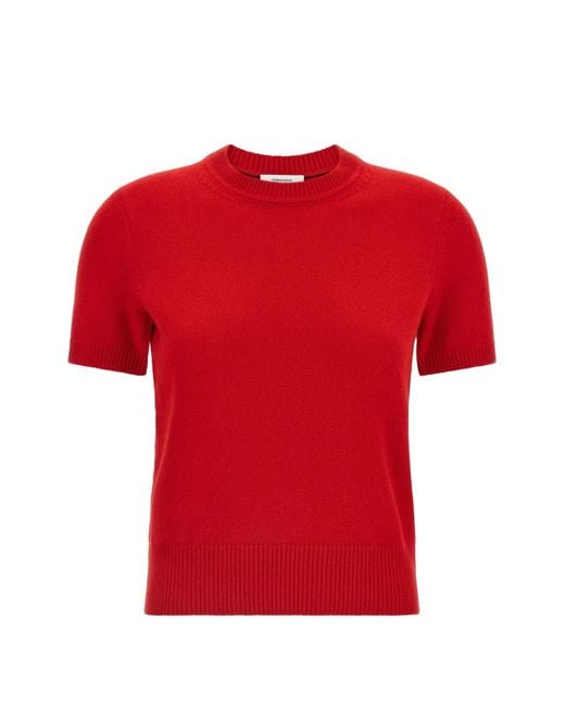 Ferragamo Red Cashmere T-Shirt