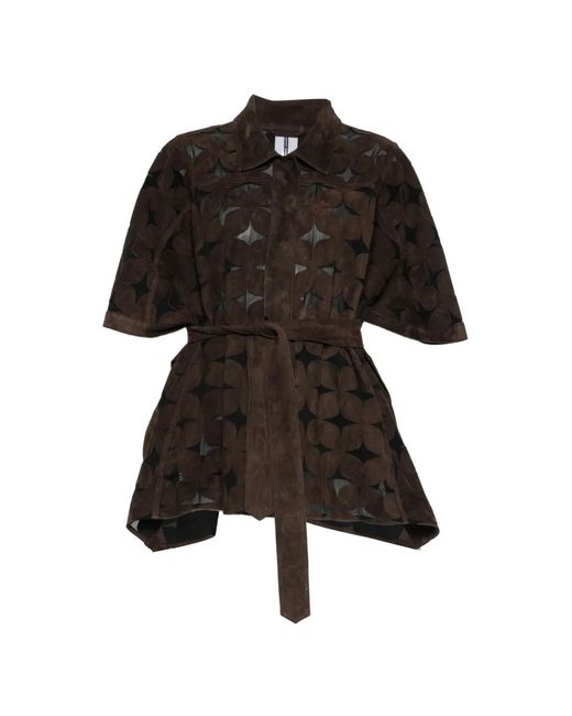 S.W.O.R.D Black Belted Suede Jacket