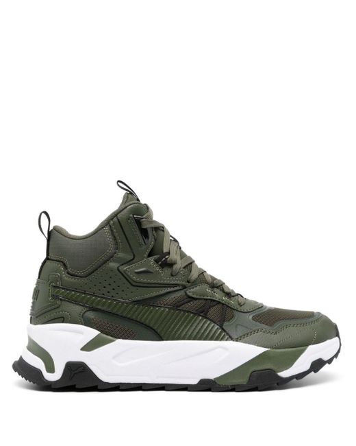 PUMA Green Trinity High-top Sneakers for men